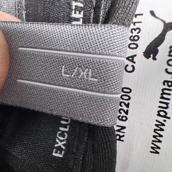 Puma Cobra Golf Hat Cap Fitted Mens L/XL Black Ivy Flat Cap Driver Flexfit Mesh - Picture 10 of 11